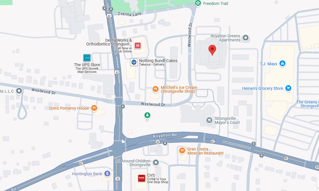 Strongsville Library Map